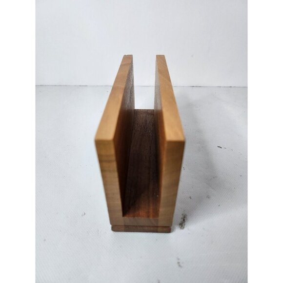 Vintage Lasercraft Wood Sailboat Napkin Holder Laser Engraved Nautical Handmade - Picture 4 of 9